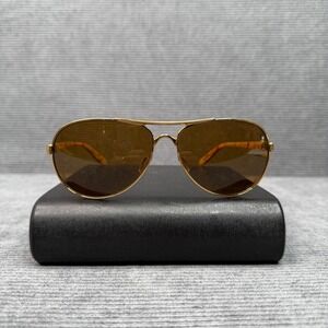 Oakley Feedback Y2K Sunglasses Gold Frame Brown Lens OO4079-08 Aviator Pink Stem